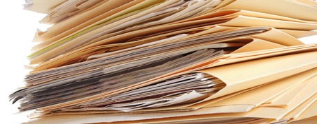 Stack of files