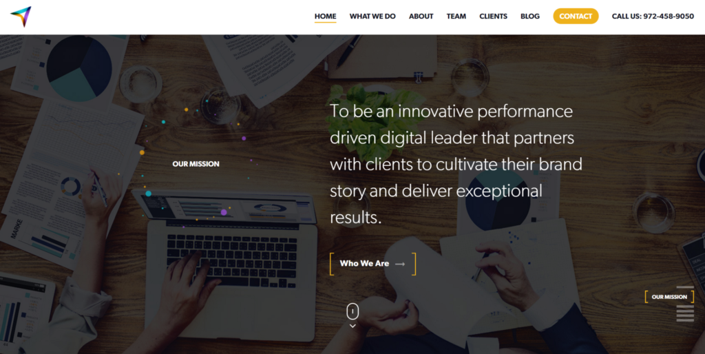 Beautiful simple web design in Austin, TX
