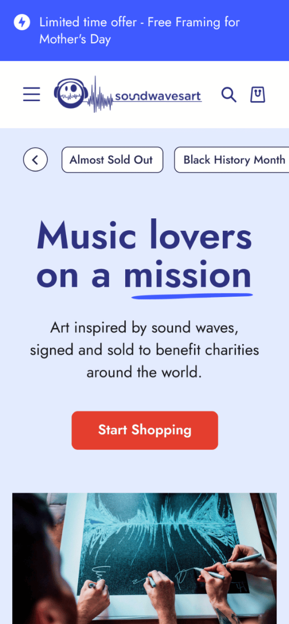 Soundwaves Art Foundation Mobile