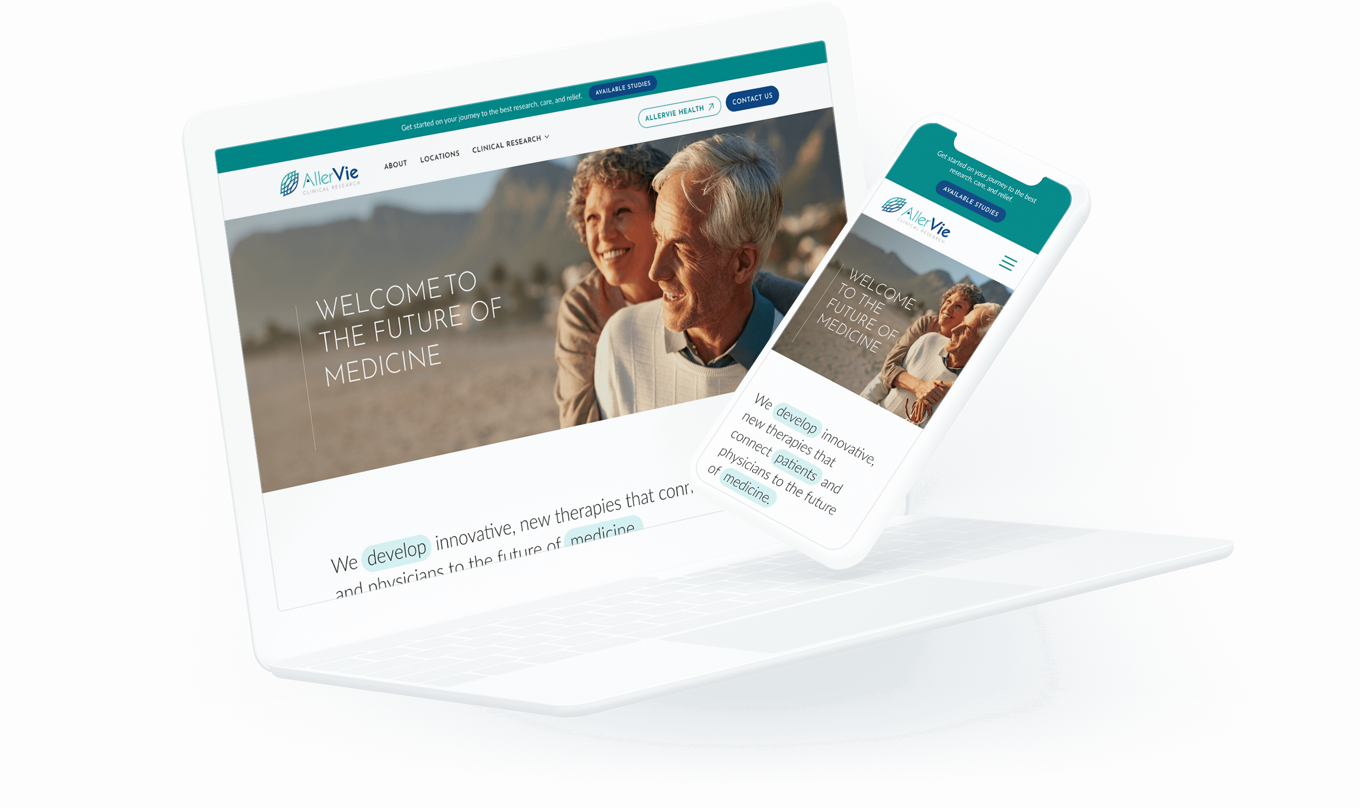 AllerVie Clinical Research Mockup