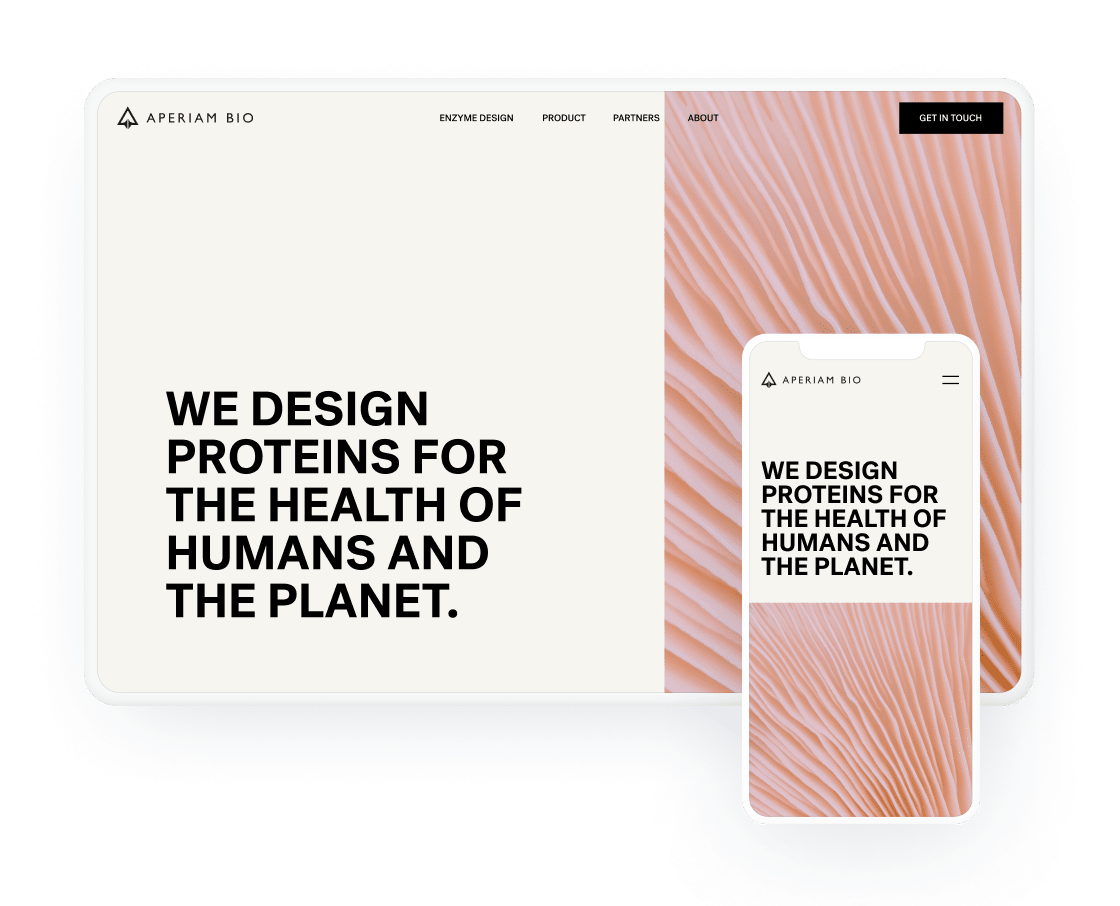 Aperiam Bio Mockup