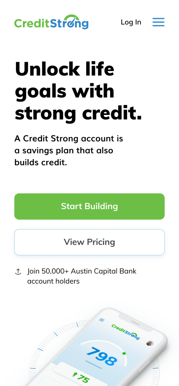 Credit Strong - Web Design By Glide