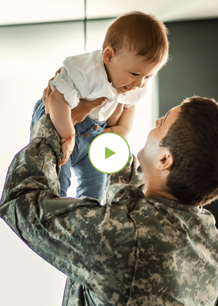 Hero Loan - Soldier Holding His Small Kid