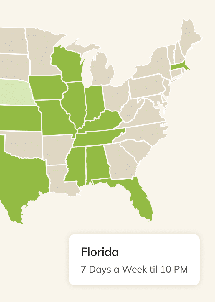 Hero Loan - Florida and USA Map
