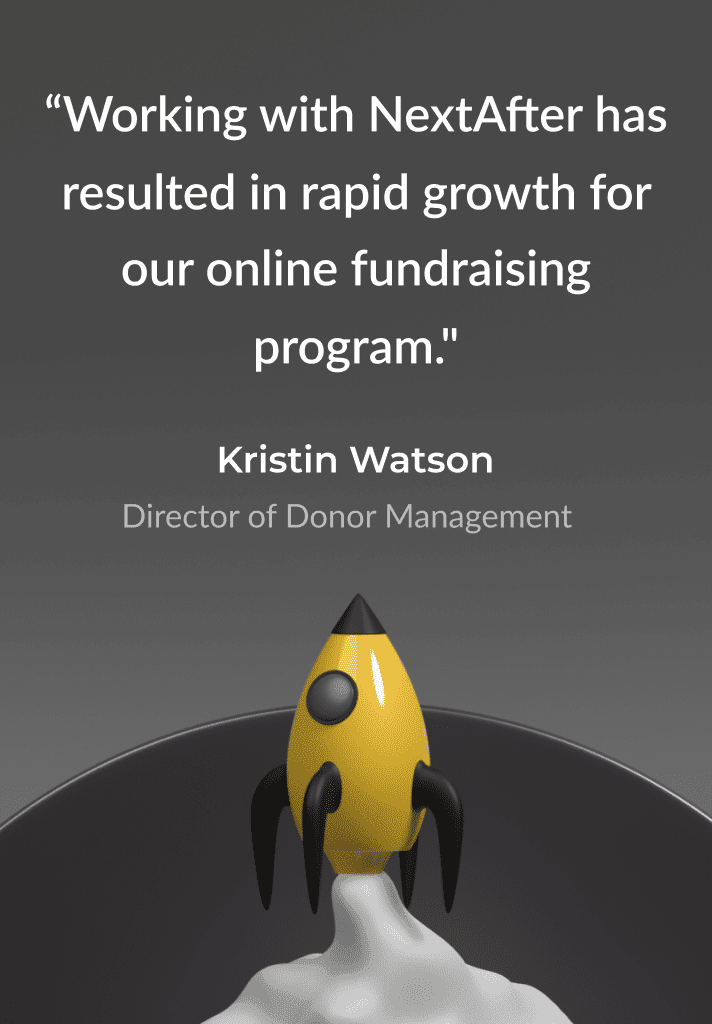NextAfter Yellow Rocket Launch - Fundraising Program