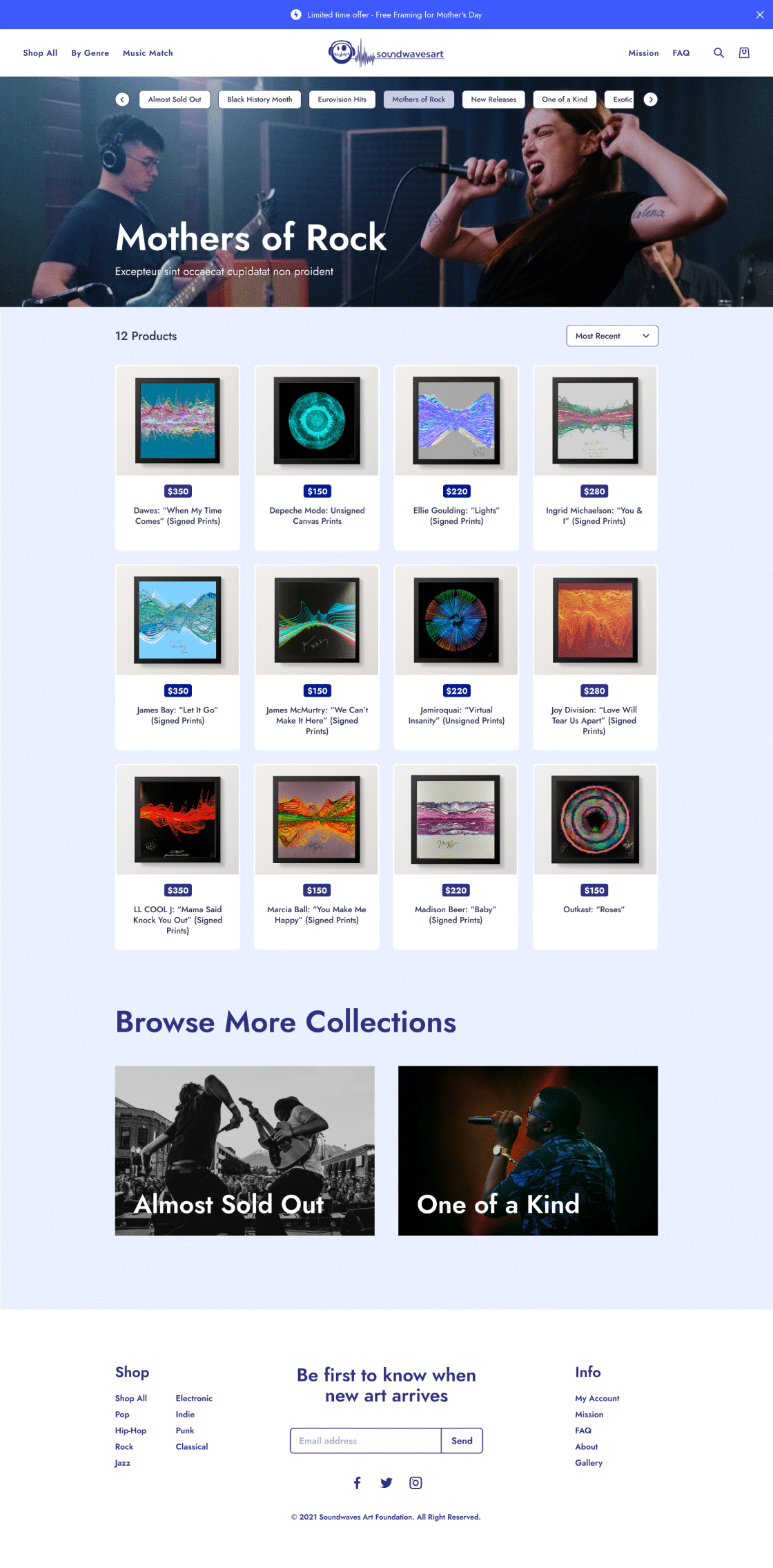 Soundwaves Art Foundation Pages