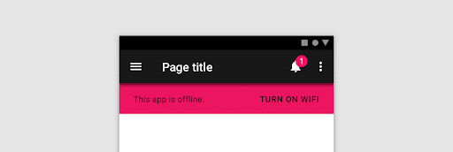 Example of high contrast background color and paragraph text