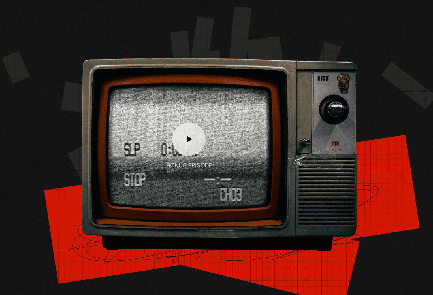 Swindled Podcast Slider Example - Desktop View